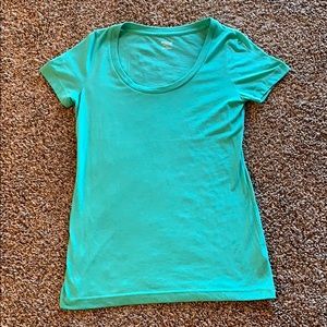 Never been worn! Basic, aqua t-shirt.